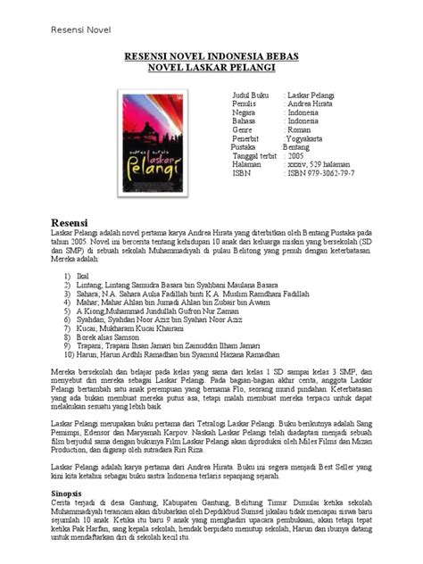 Contoh Teks Ulasan Dari Film Laskar Pelangi - Terkait Teks