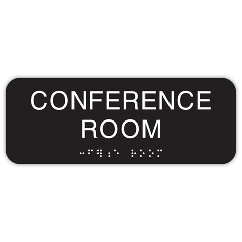 Conference Room Sign Rounded Corners Identity Group
