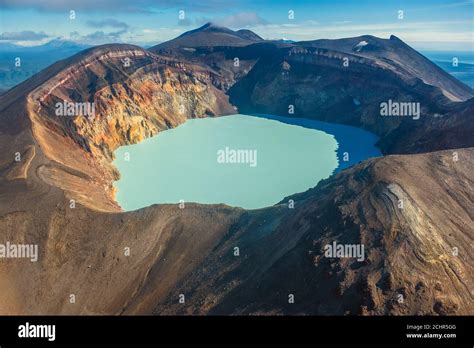 Maly Semyachik Volcano On Kamchatka Stock Photo Alamy