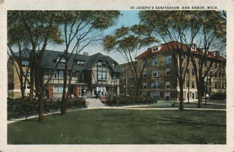 St Josephs Sanitarium Ann Arbor Mi Postcard
