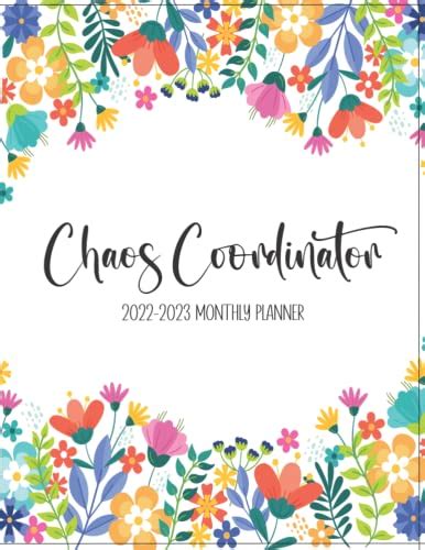 2022 2023 Monthly Planner Chaos Coordinator Large 2 Year Calendar Planner January 2022 Up To