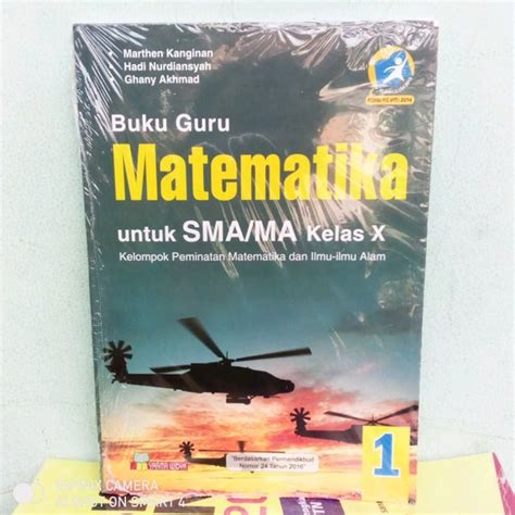 Jual Buku Guru Matematika SMA MA Kelas X Peminatan Kurikulum 2013