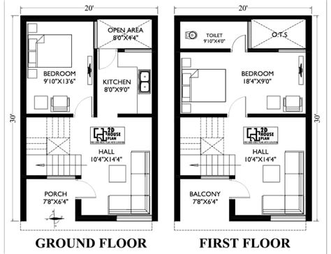 20 30 Duplex House Plans East Facing Best 3bhk House Plan