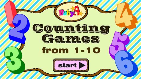 Counting Games Counting Numbers From 1 10 By Babya Nursery Channel