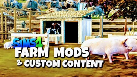 Farm Animal Mod Harvest Meat And Wool Custom Content The Sims 4