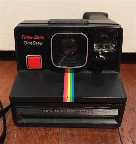 Vintage Polaroid Time Zero One Step Rainbow Instant Land Camera