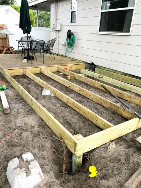 How I Built My Diy Floating Deck In 48 Hours For Less Than 500