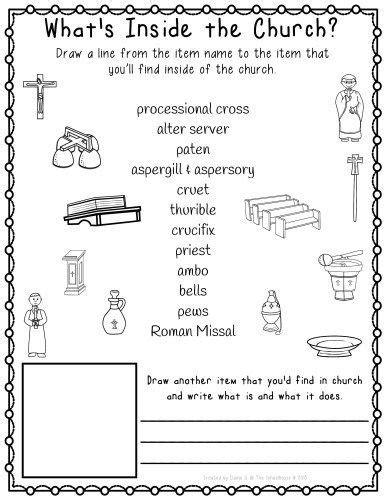 Church Worksheets Printables