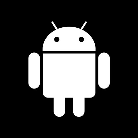 Black Android Logo Png