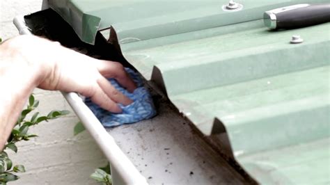 How To Seal The Inside Of Guttering Where Drainage Pipe Meets Youtube