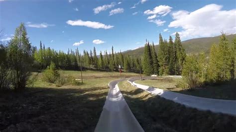 Winter Park Alpine Slide 3rd Run Youtube