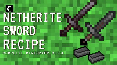 Make Netherite Sword In Minecraft Easy Steps