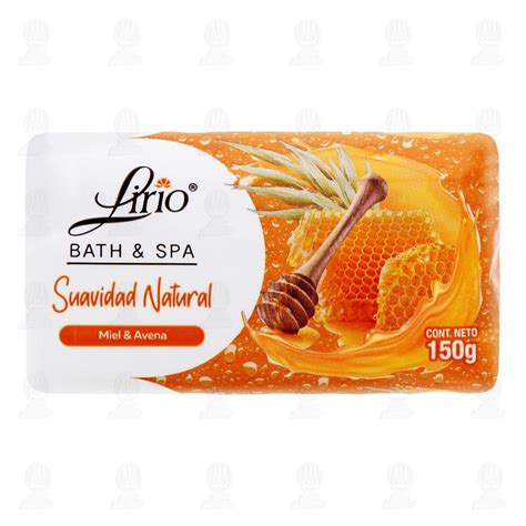 Jabón de Tocador Lirio Bath Spa Miel y Avena gr
