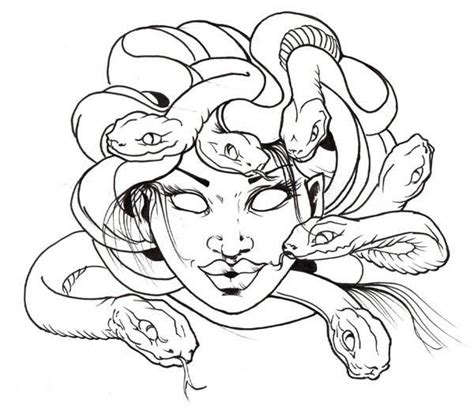 Medusa Coloring Pages At Free Printable Colorings