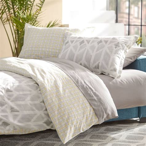 Its classic scroll damask is softened with an ikat effect for a truly stylish rich look. Full / Queen size 100% Cotton Comforter Set in Yellow ...