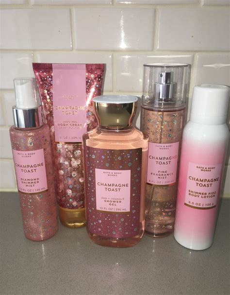 Bath And Body Works Champagne Toast Body Care Collection 2019 5 Piece