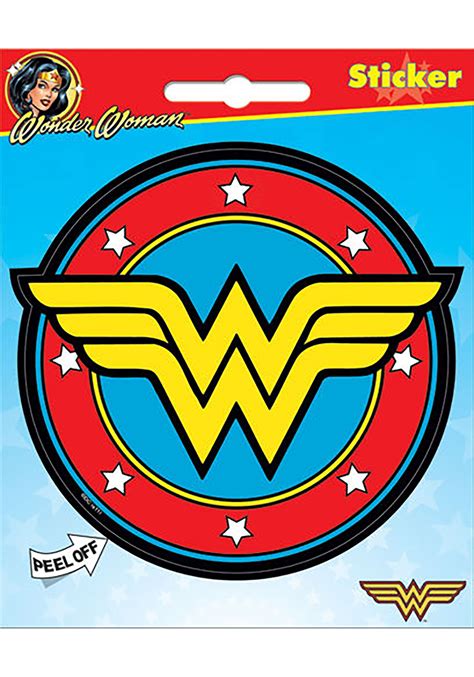 Dc Wonder Woman Logo Sticker Celestes Toys And Ts