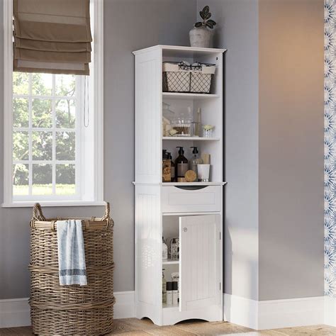 Ashland Tall Cabinet Riverridge® Home Linen Cabinet Bath Furniture