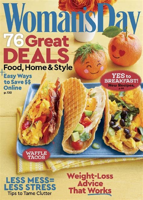 They're perfect with roast chicken for a weekday meal or. Woman's Day Magazine Subscription | Food, Nutrition ...