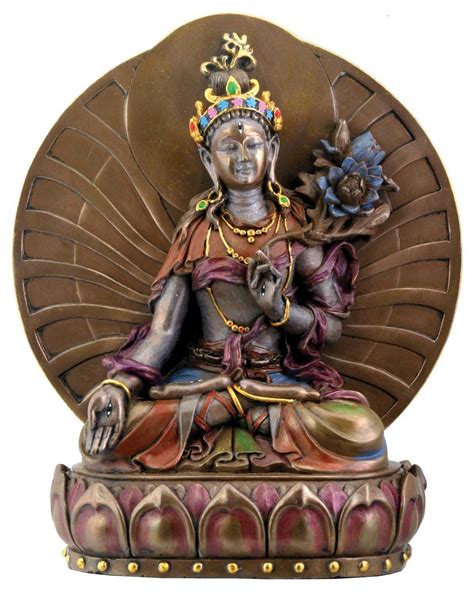 White Tara Buddhist Goddess Of Compassion And Longevity Statue Buddha
