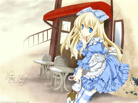 Alice Wonderland Alice In Wonderland Blonde Hair Blue Eyes Dress