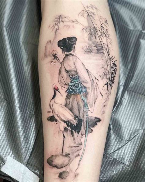 Chinese Traditional Painting Tattoo Best Tattoo Ideas Gallery