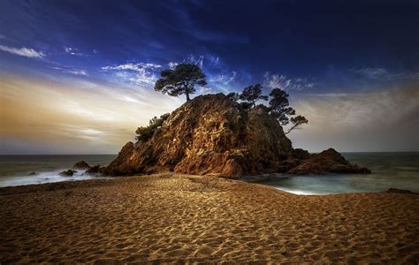 Nature Photography Landscape Sand Beach Rocks Sea
