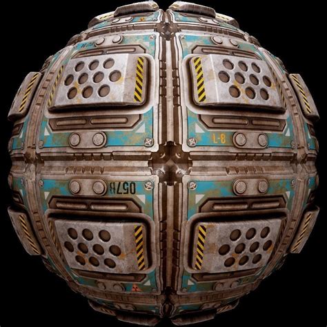 3d Model Pbr Seamless Sci Fi Texture 34 Vr Ar Low Poly Cgtrader