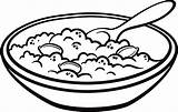 Porridge Cereal Webstockreview sketch template