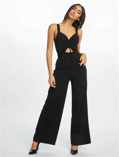 Womens Jumpsuits New Look Jumpsuits Go Ruched Front Wl Black Walter