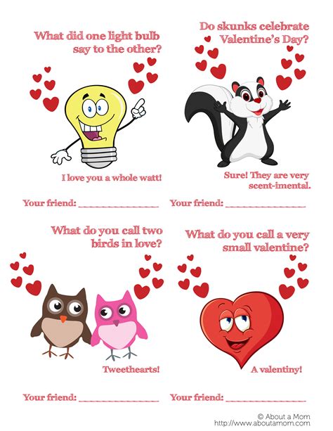 Printable Funny Valentines Day Cards About A Mom