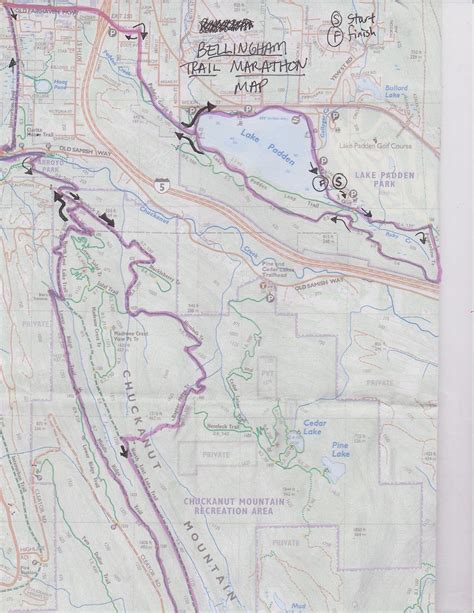 Bellingham Trail System Map