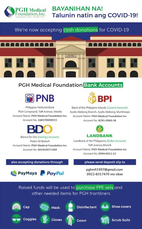 , manila *accomplished deans form (get this form in dnrd and pay 10php in the cashier of pgh) *transcript of records (tor) *board rating with breakdown *related learning experience (rle) *resume with 22 picture (black&white). Philippine General Hospital calls for 'Bayanihan' to aid ...