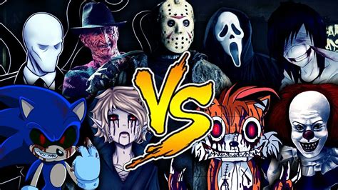 Tons of awesome 1080x1080 wallpapers to download for free. FREDDY JASON GHOSTFACE IT VS. JEFF SONIC.EXE TAILS DOLL SLENDER BEN DROWNED RAP || MUY ÉPICO ...