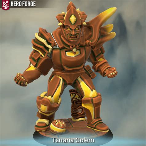 The Golem Remade In Heroforge Rterraria