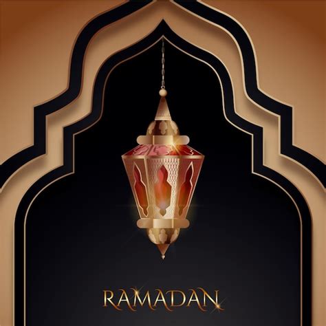 Free Vector Realistic Ramadan Kareem Element