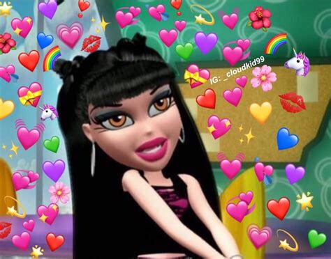 Jade Bratz Smile Cute Love Emoji Hearts Doll Happy Mood