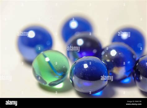 Colored Glass Marbles Stock Photo Alamy