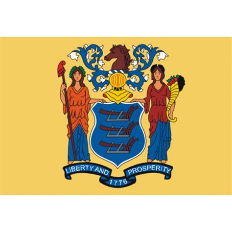 4x6 New Jersey State Flag Nylon