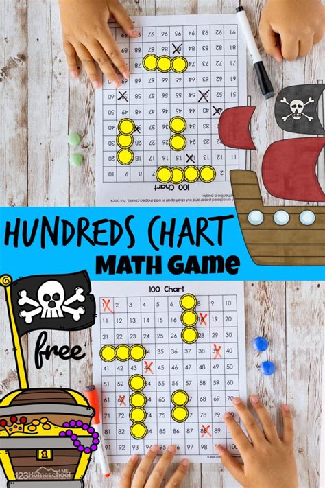 Free Hundreds Chart Battleship A Counting To 100 Game