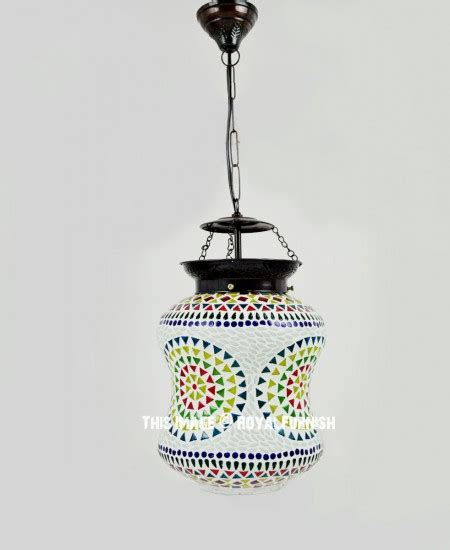 Mosaic Turkish Bubble Soul Pendant Light Fixture Lamp Shade