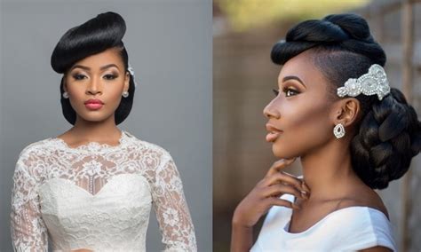 Longer hair is preferable to achieve the perfect bun — it can be done with a circular foam bun shaper, but your wedding hairstylist probably has their own bag of tricks to make it last! 15 Classy Nigerian Wedding Hairstyles for Brides and Guests