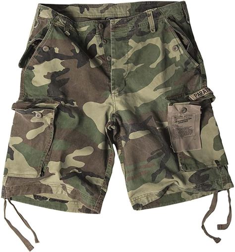 Mil Tec Woodland Camouflage Shorts Uk Clothing