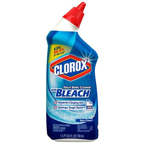 22963 Clorox Gel Toilet Bowl Cleaner Bleach 24 Fl Oz Box 12 Units