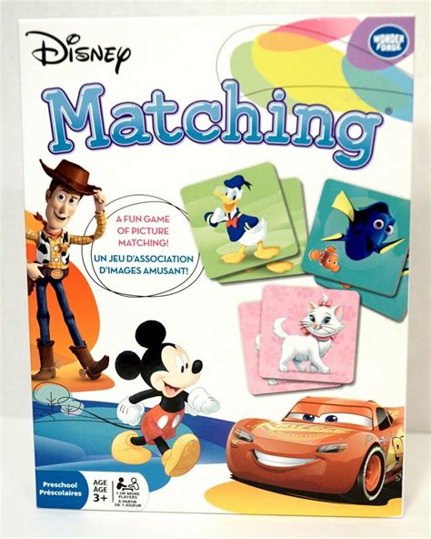 Disney Matching Memory Game Jouets Lol Toys