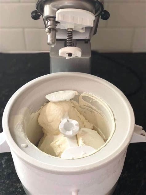 How To Use Kitchenaid Ice Cream Maker For The Best Treat Ever Just Homemaking Vanilla Ice