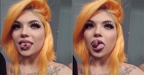 this girl performing bizarre split tongue acrobatics is mesmerizing yet may make you want to