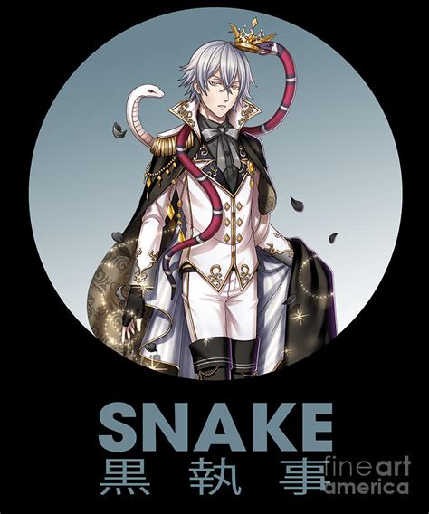 Black Butler Art Snake Anime Drawing By Anime Art Pixels