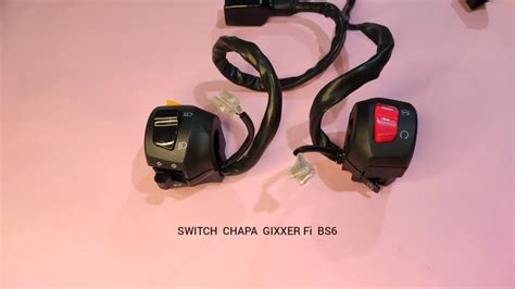 Suzuki Gixxer Fi Bs Switch Assy Handle Rh Lh Switch Chapa