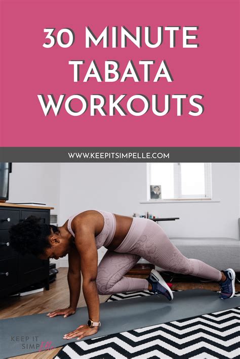 30 Minute Tabata Workouts You Can Do At Home Keep It Simpelle